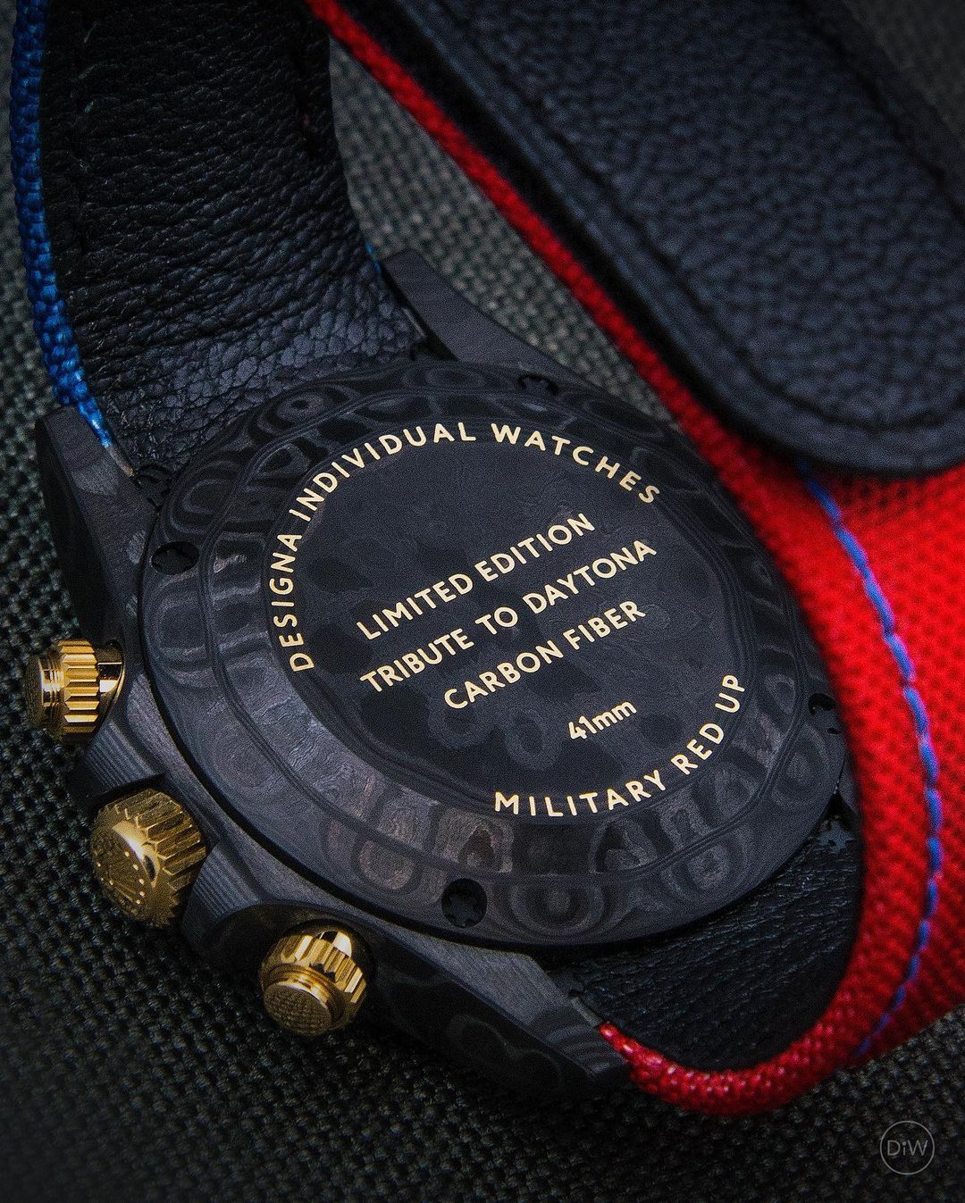 DiW Rolex Daytona 41mm MILITARY RED【1:1 Replica】