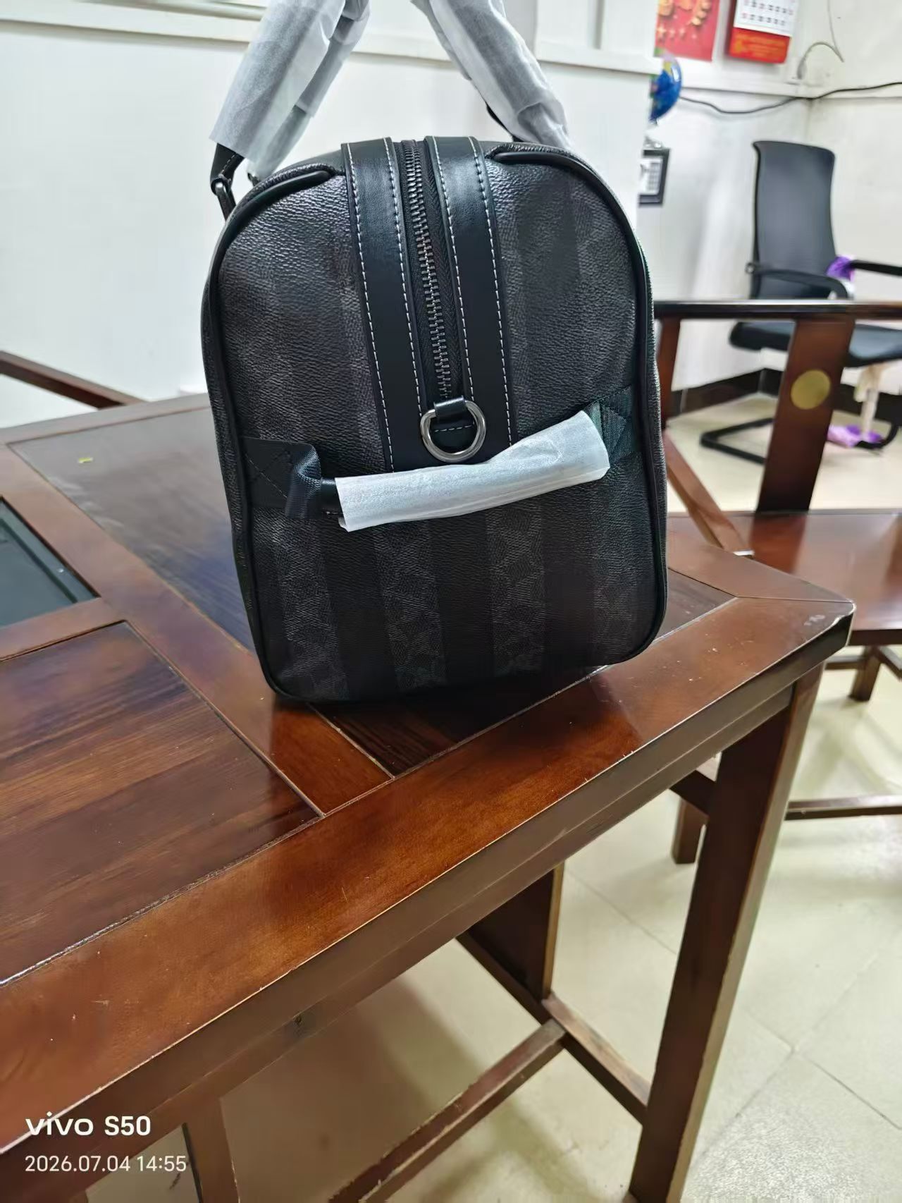 Women Handbag CDX94 Venturer Travel Bag In Signature Canvas With Stripes