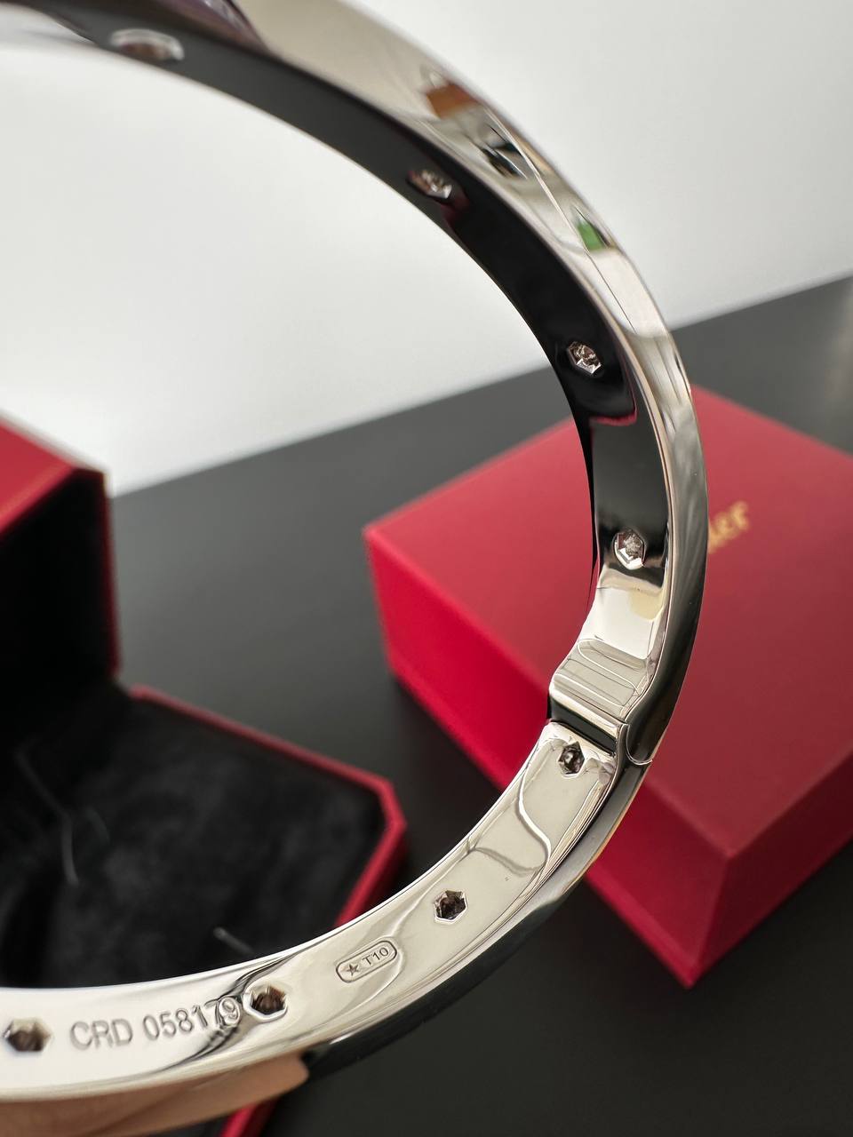 Cartier LOVE Bracelet, Medium Model, Paved Diamonds