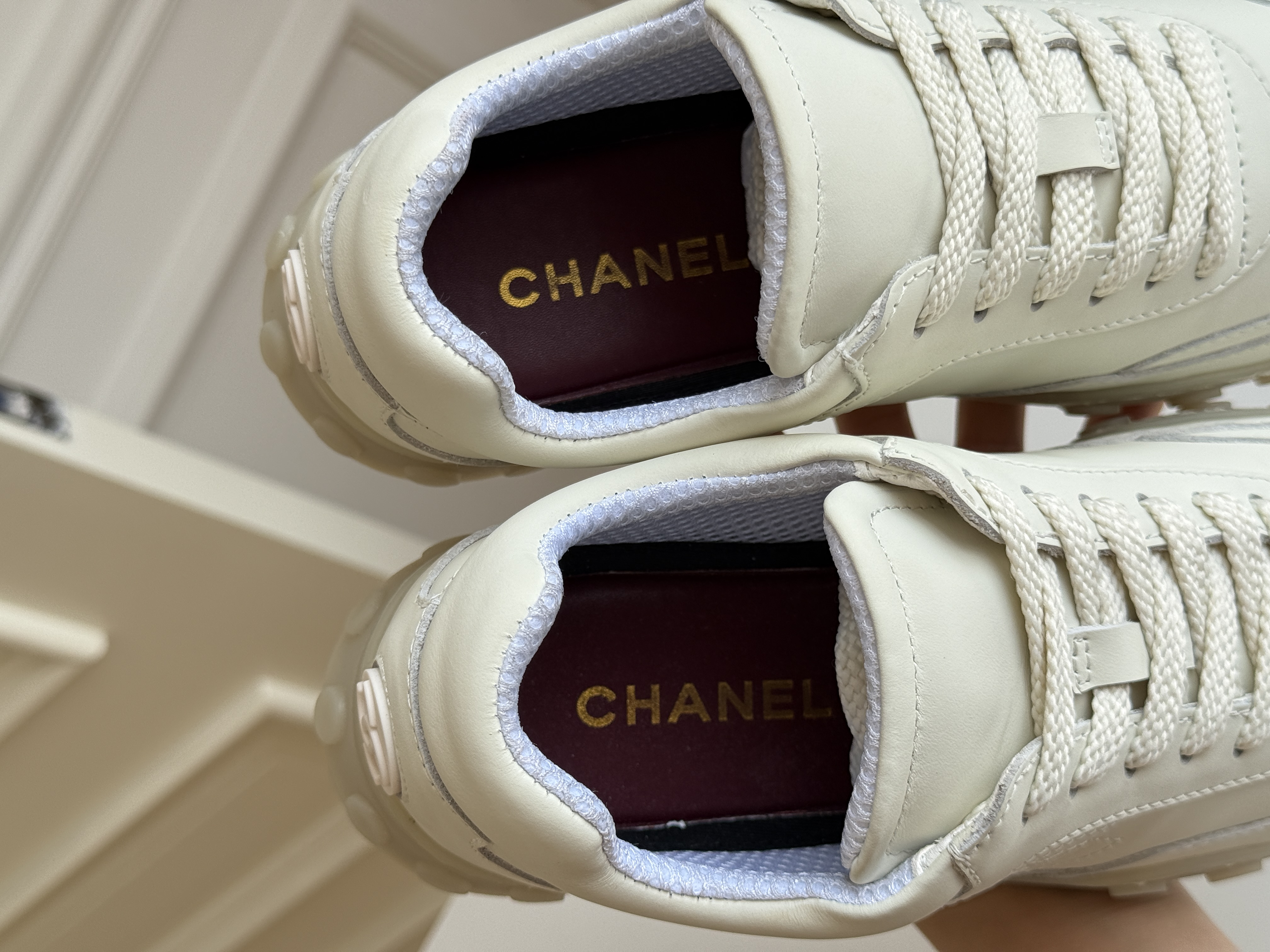 Chanel Serrated Sole Casual Sneakers