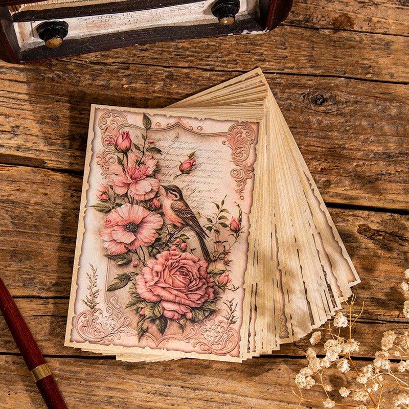 2075 Flower Painting Book Page Series