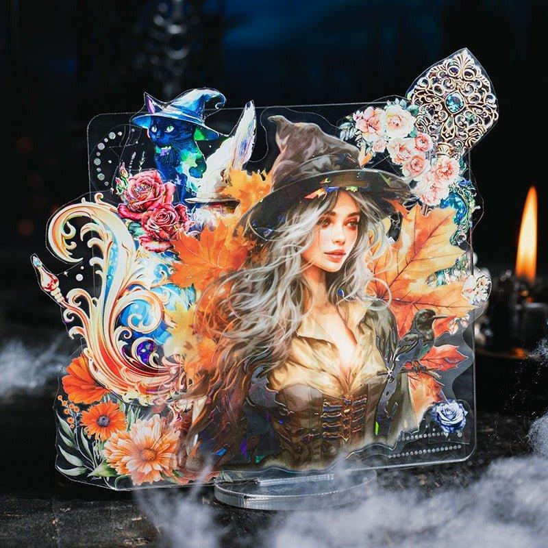 1027 PET Stickers Magic Witch Series