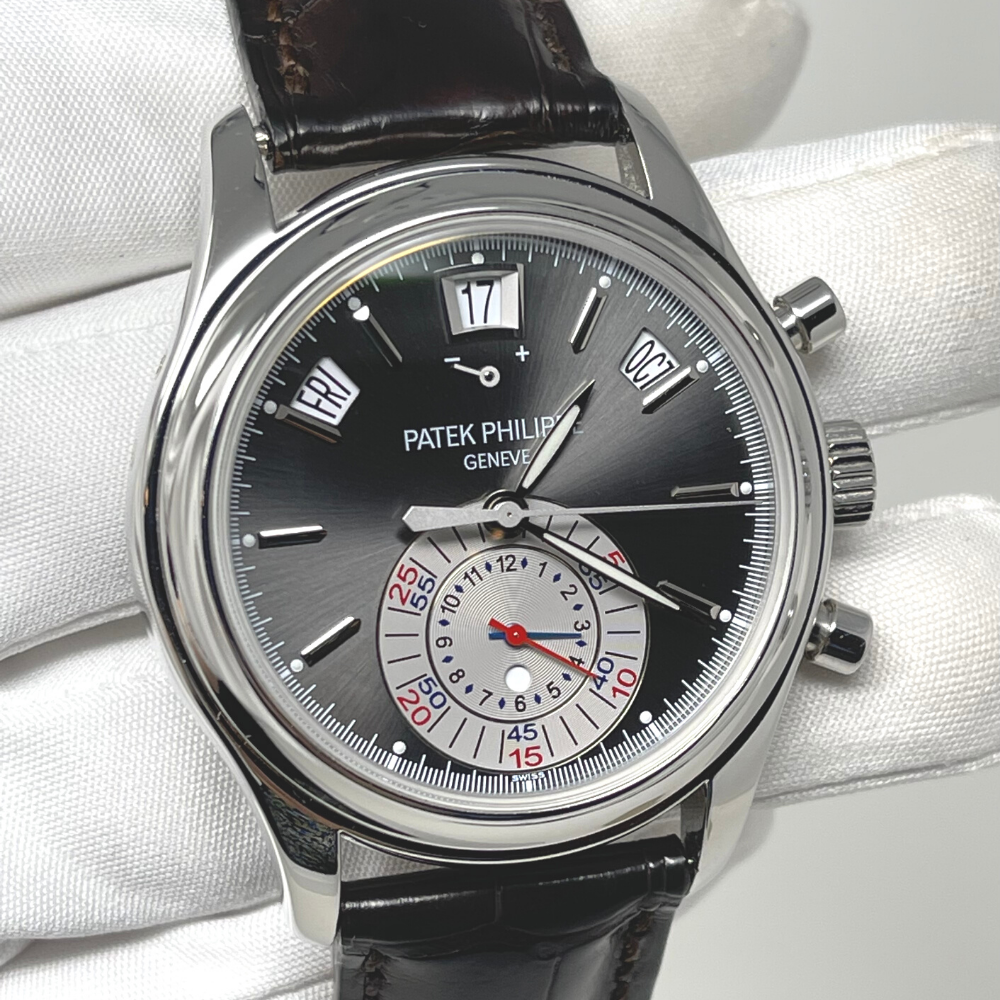Patek Philippe Annual Calendar Chronograph Platinum 5960P-001【1:1 Replica】