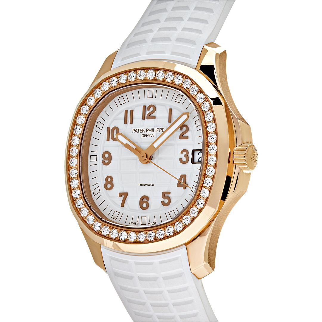 Patek Philippe Aquanaut Tiffany & Co. Rose Gold White Dial 5268/200R-001【1:1 Replica】