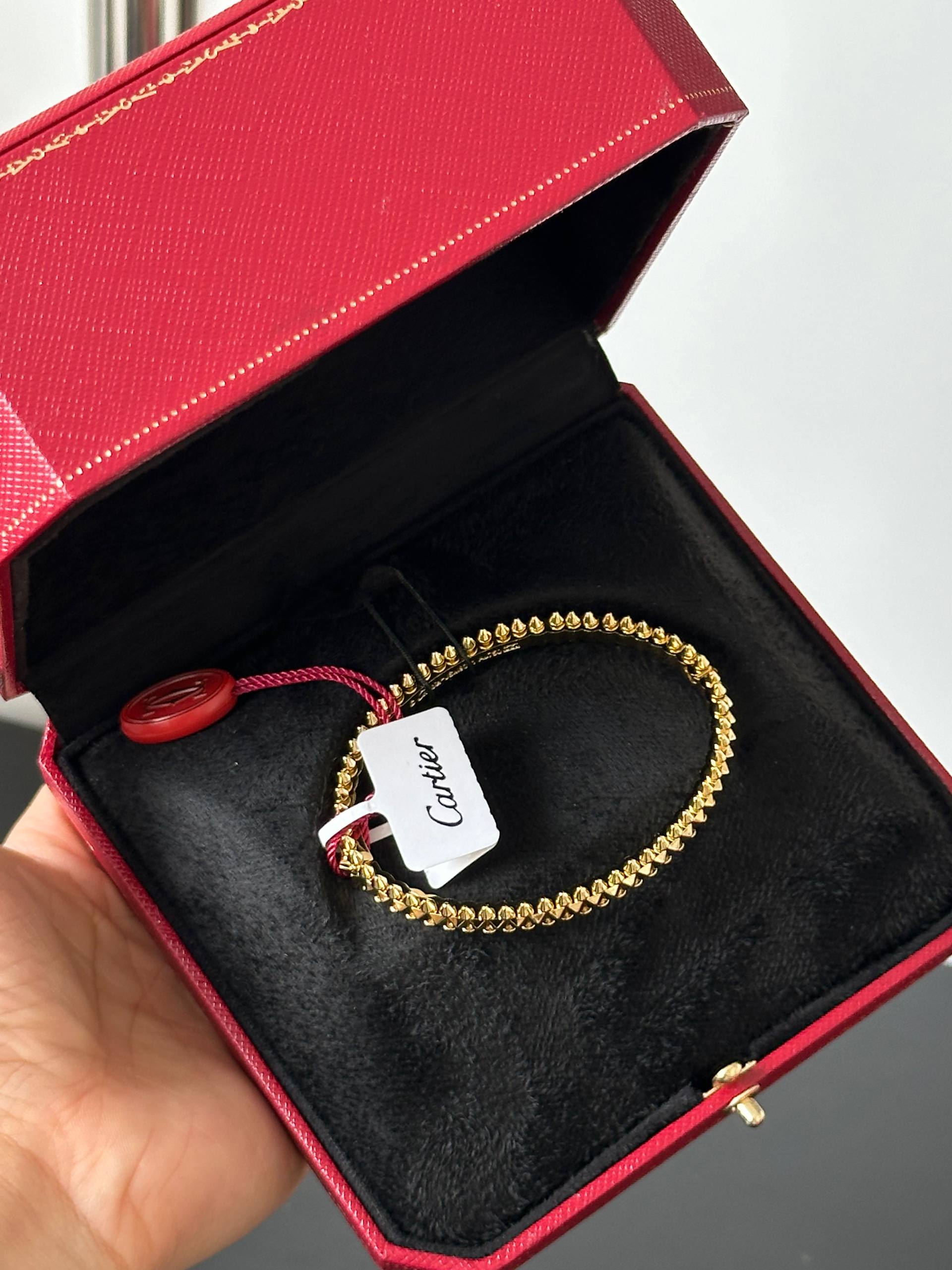 Cartier Clash de Cartier Full Stud Yellow Gold Bangle