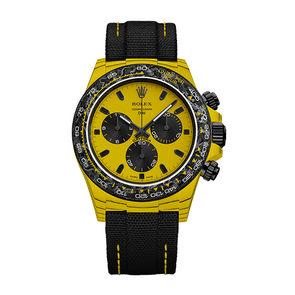 ROLEX Diw Daytona carbon bumblebee 40mm quartz fiber【1:1 Replica】