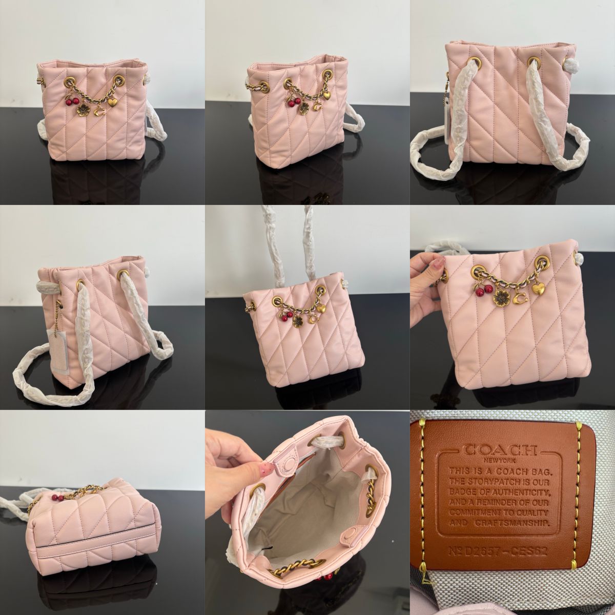 Women Handbag CES62 CER87 Bucket Chain Bag