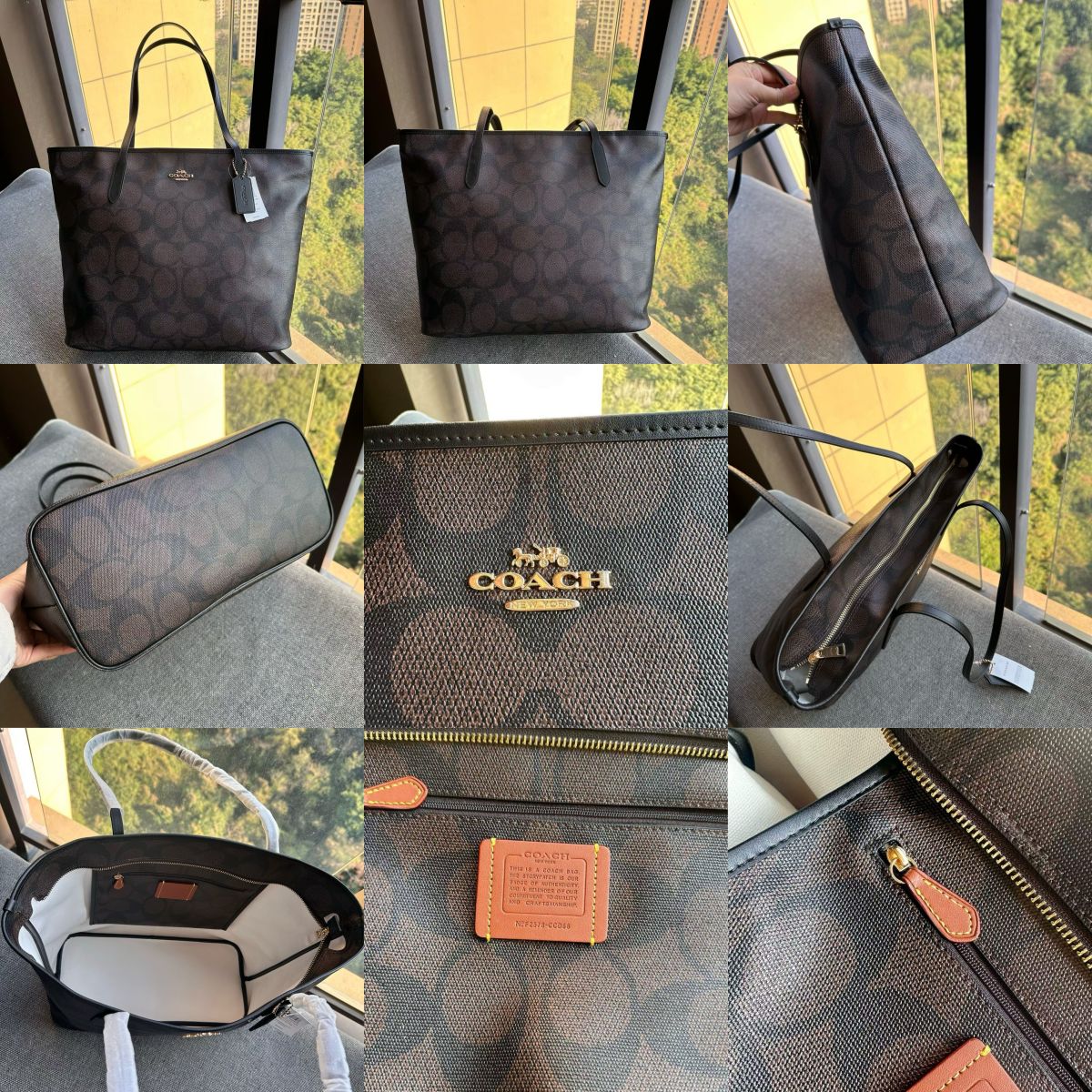 Women Handbag CCD66 Large City Tote Bag In Maxi Signature Canvas