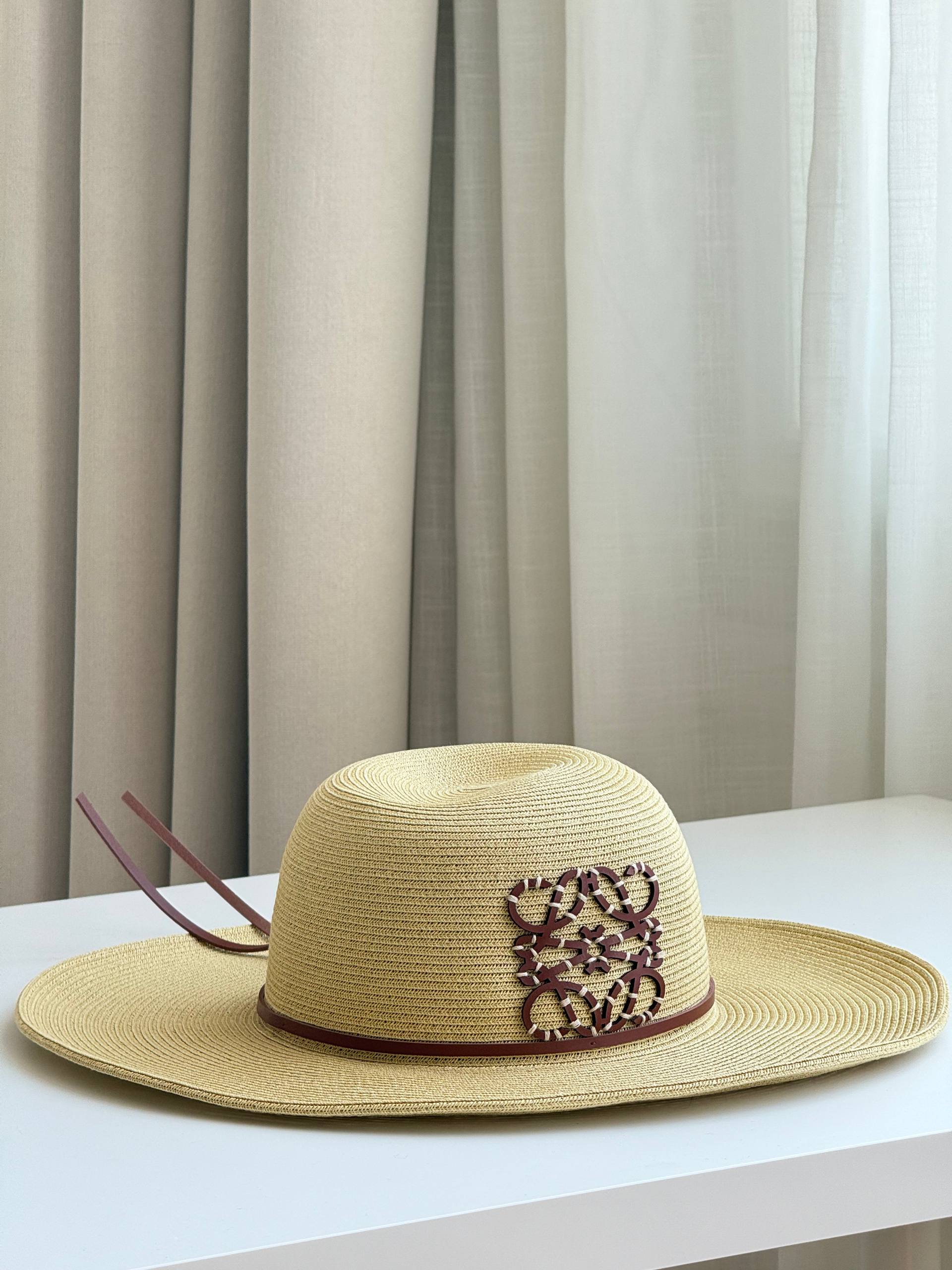 LOEWE Paula's Ibiza Anagram Raffia Sun Hat
