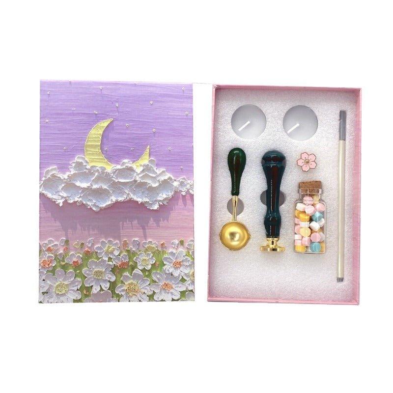 5018  Gift Set Oil Painting Fire Paint Wax Grain