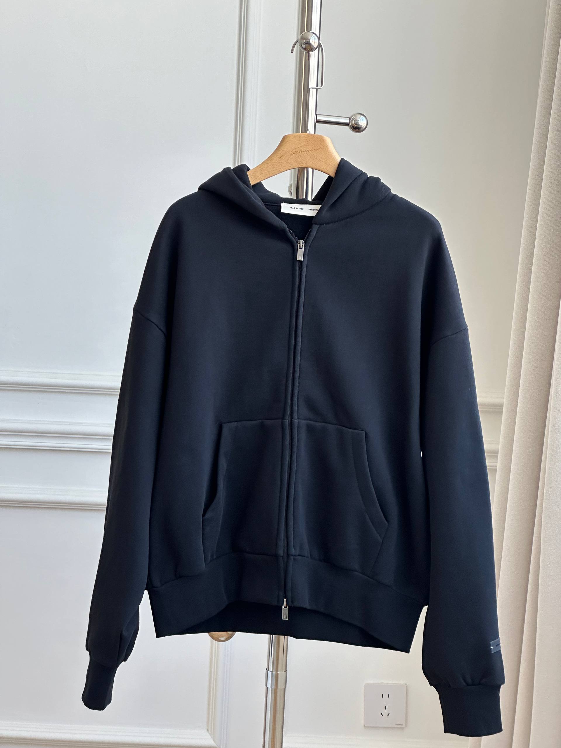 Fear of God Essentials Heavy Fleece Full-Zip Hoodie