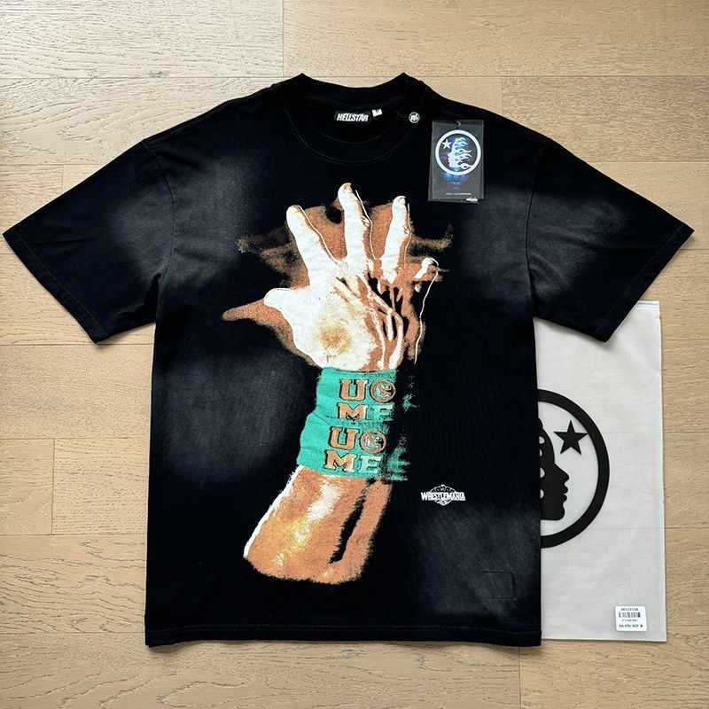 Hellstar Hand Print Tee Black