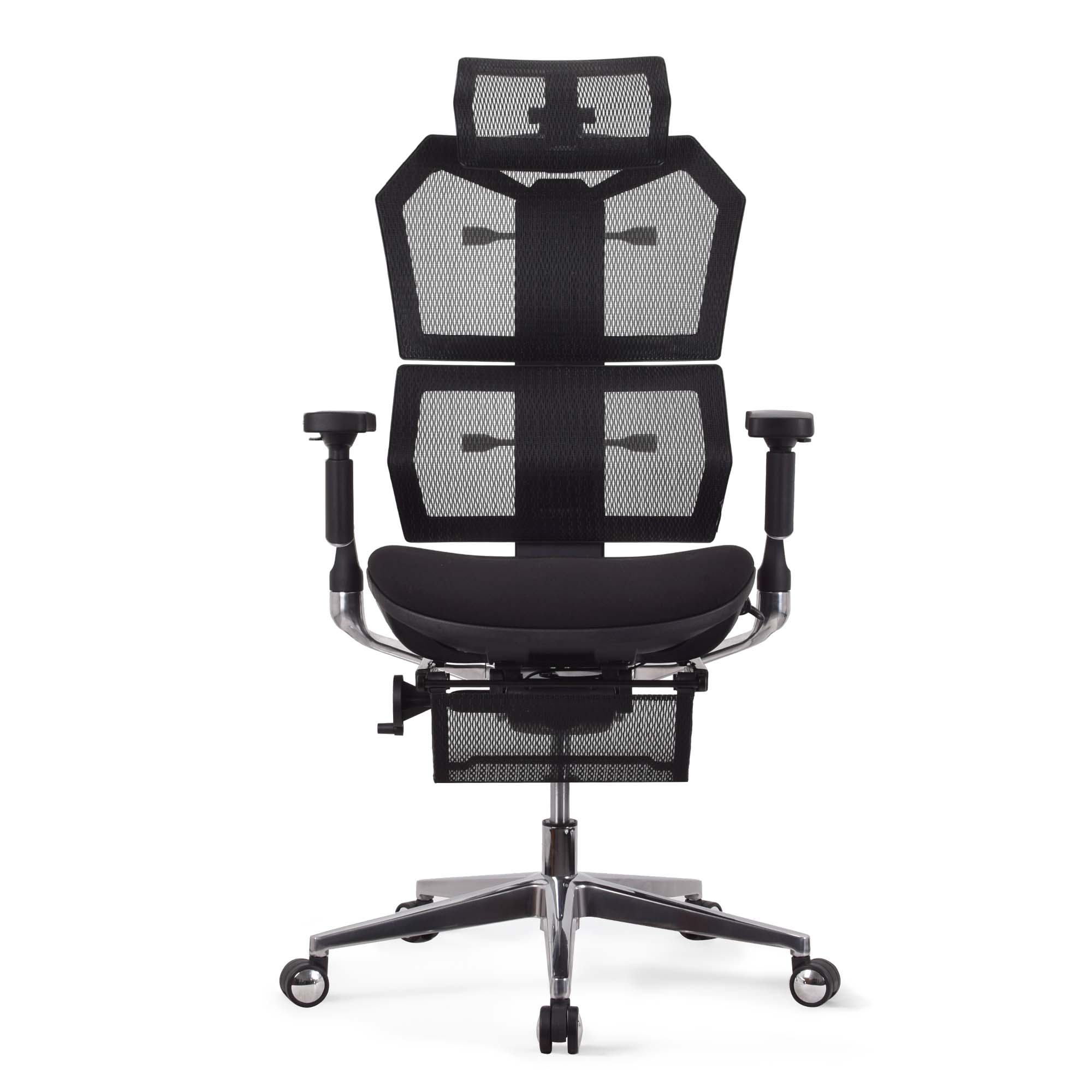Chaise ergonomique de bureau - VERTEX PREMIUM en mousse et maille