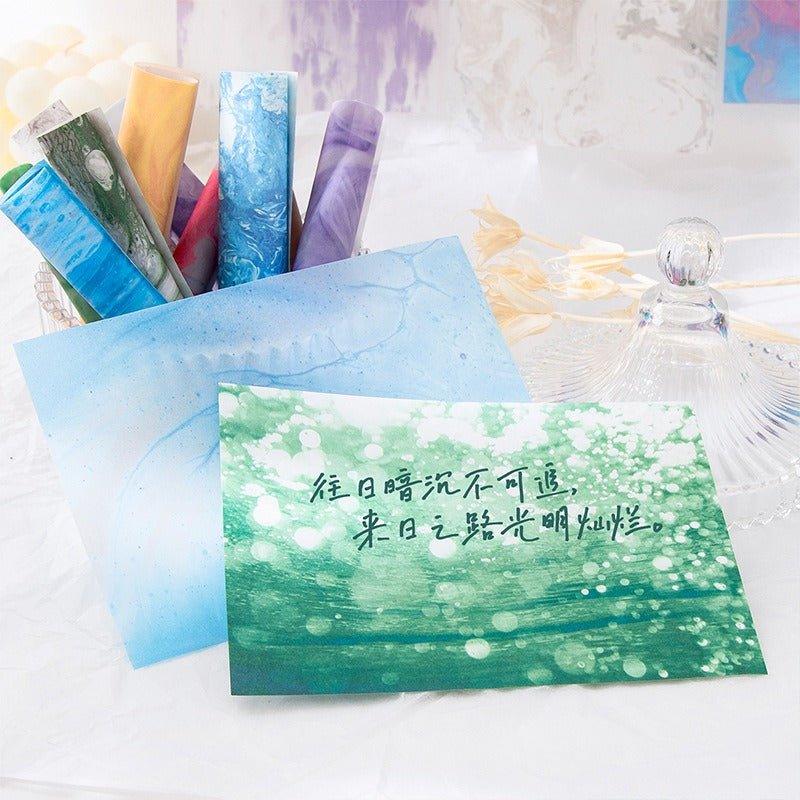 2148 Paper stock Light Falls on My Hands series