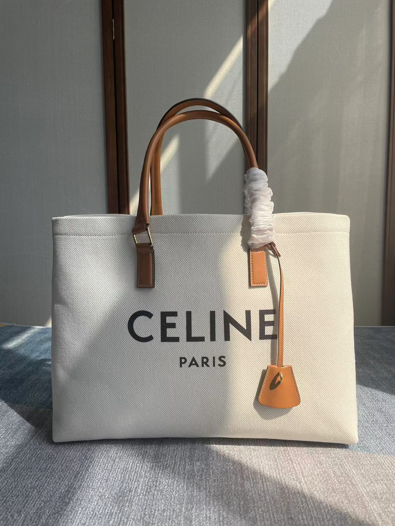 Celine Canvas Tote Bag