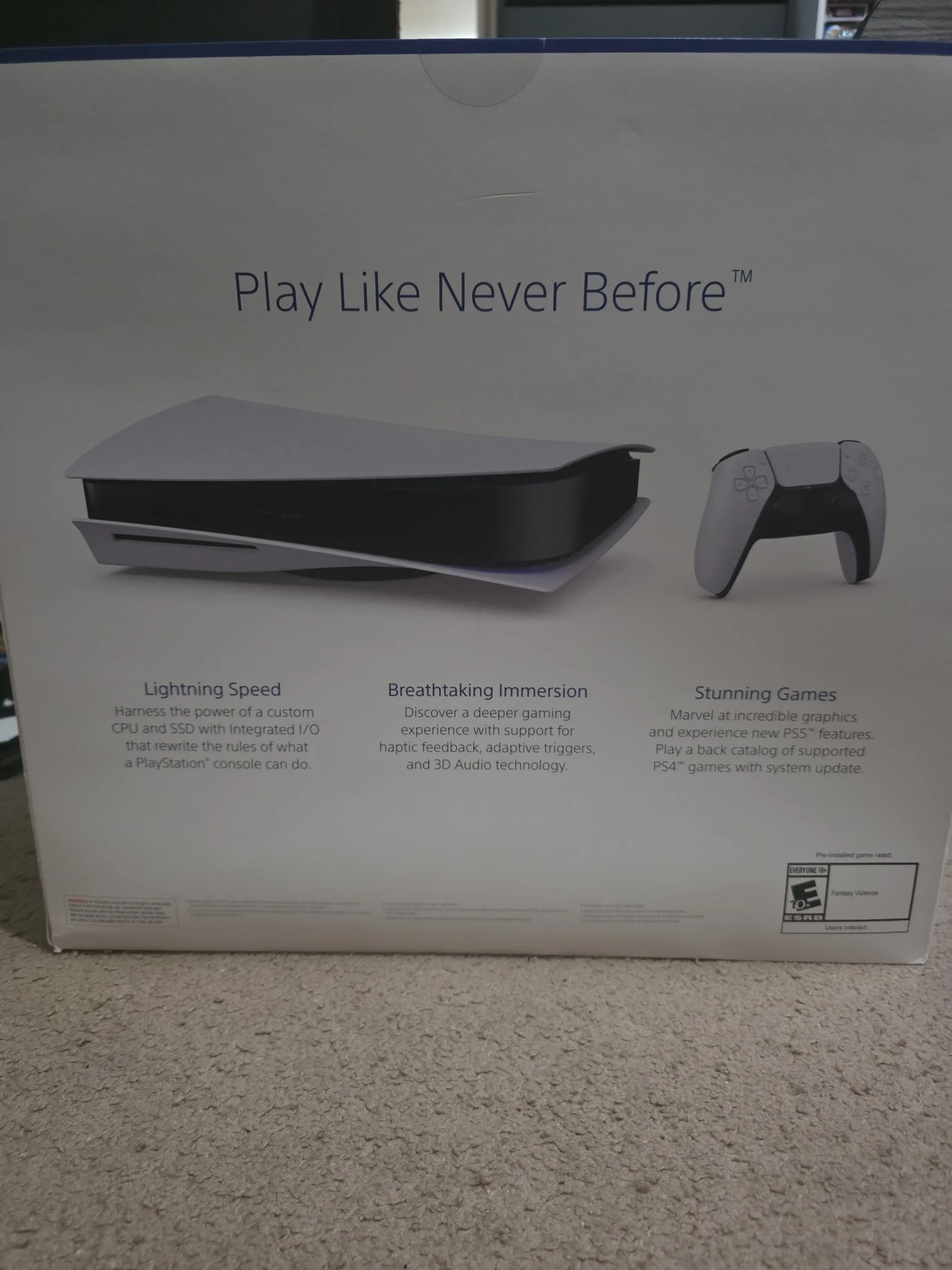 PlayStation 5 disc version 1TB with 4 games. I7PQU