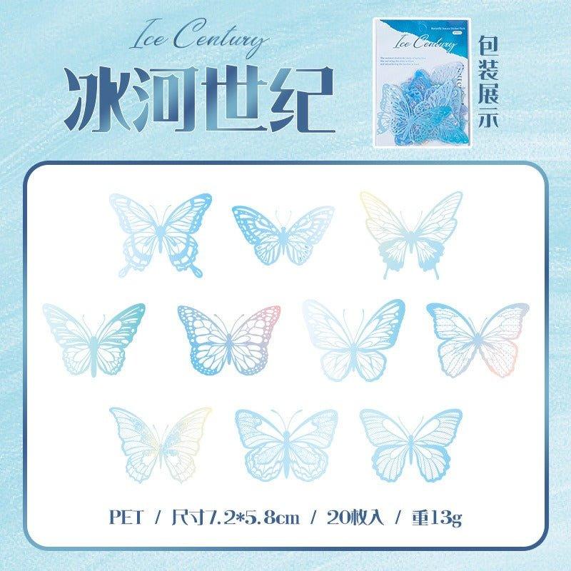 1105 PET Sticker Pack Butterfly Island 2 Bullet Series