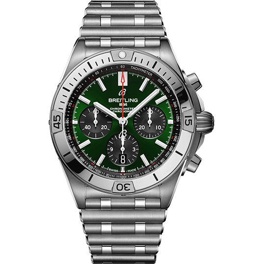 Breitling Watch Chronomat B01 42 Bentley Green Bracelet【1:1 Replica】