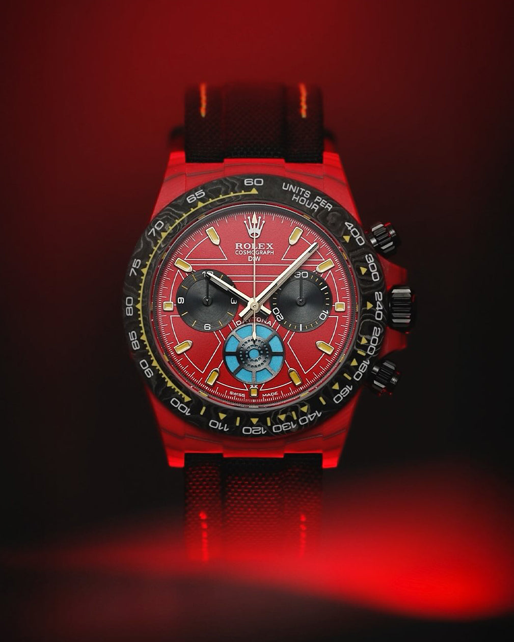 IRON MAN Rolex Daytona CarboQuartz DiW【1:1 Replica】