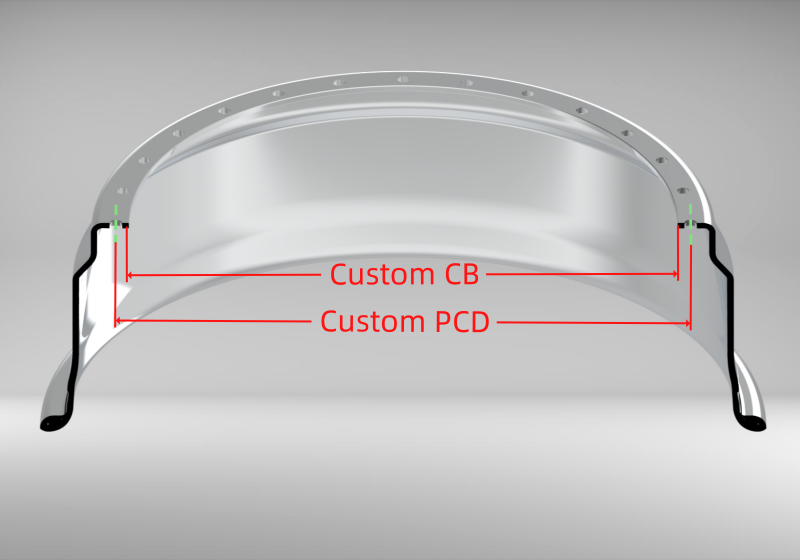 Custom 22 Inch Step Inner Barrel Rolled Flange