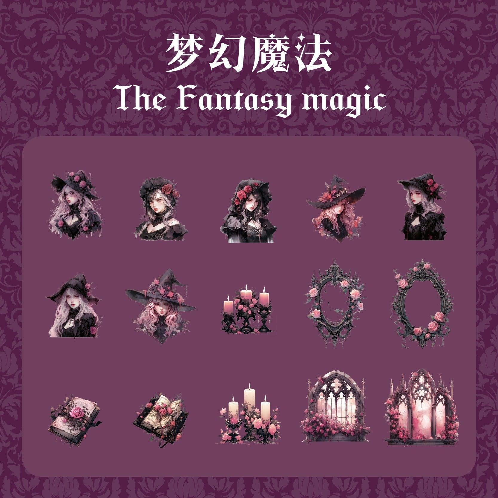 1173 Sticker Pack Magic Girl Series