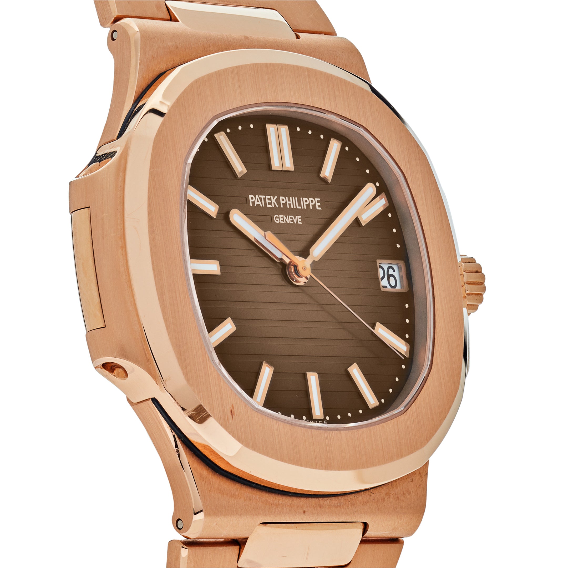 Patek Philippe Nautilus Rose Gold Chocolate Dial 5711/1R【1:1 Replica】