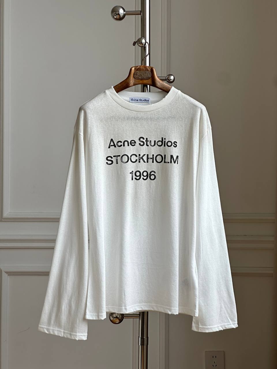 Acne Studios Stockholm 1996 Printed Long-Sleeve T-Shirt