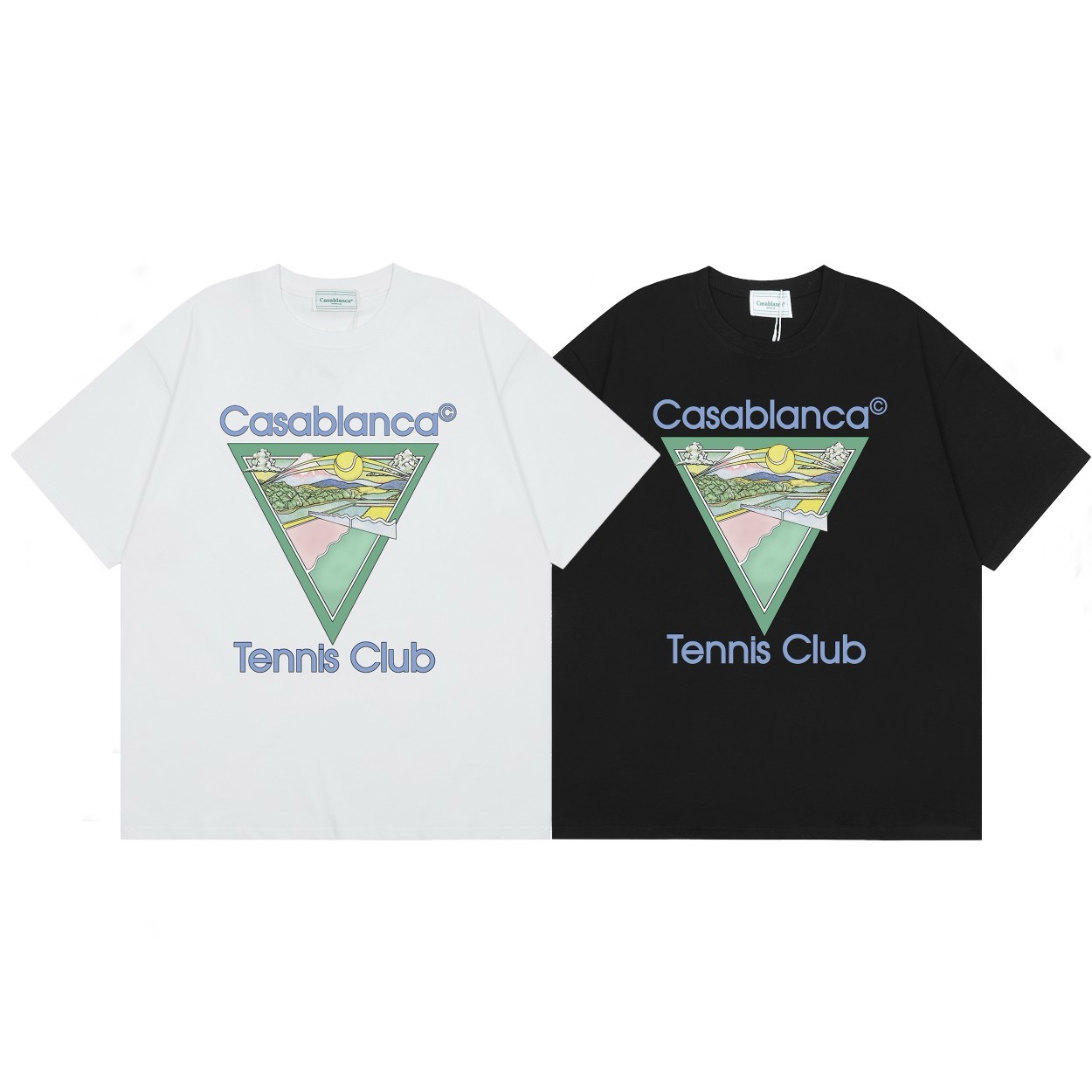 Beautiful triangel colorful printed tshirt