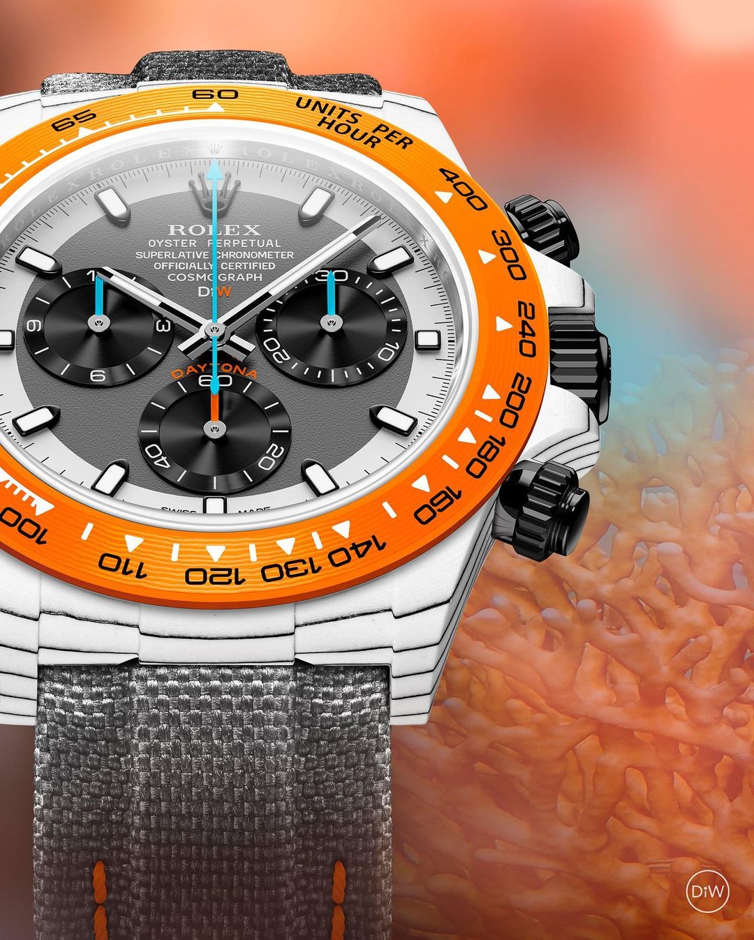 DiW Rolex Daytona OCELLARIS Quartz Fiber【1:1 Replica】