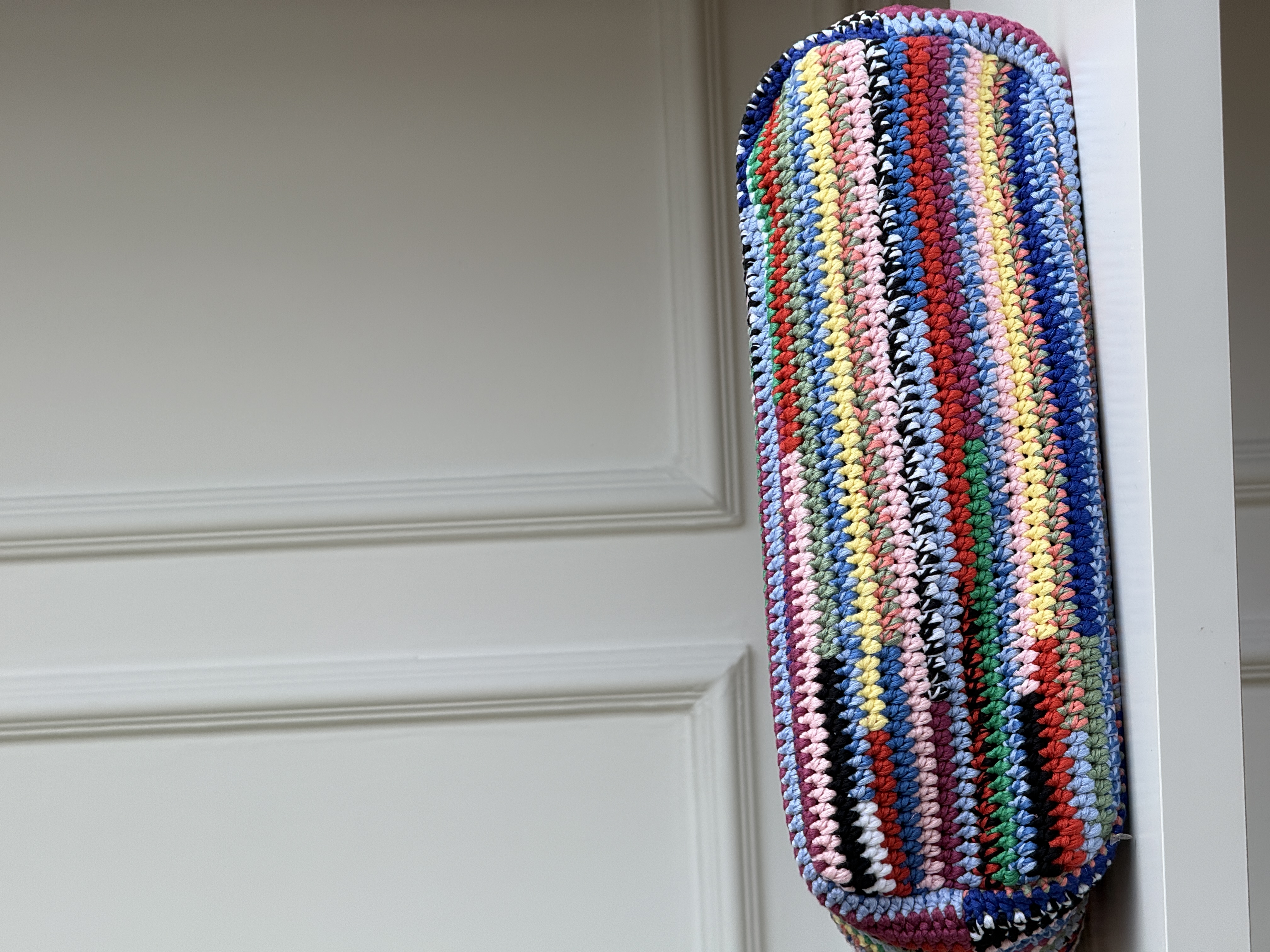 Miu Miu Rainbow Crochet Tote Bag
