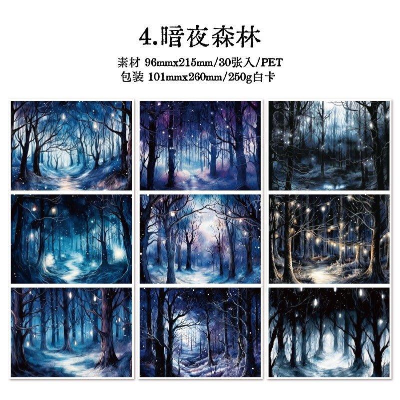 1176 PET Stickers Secret Land Series