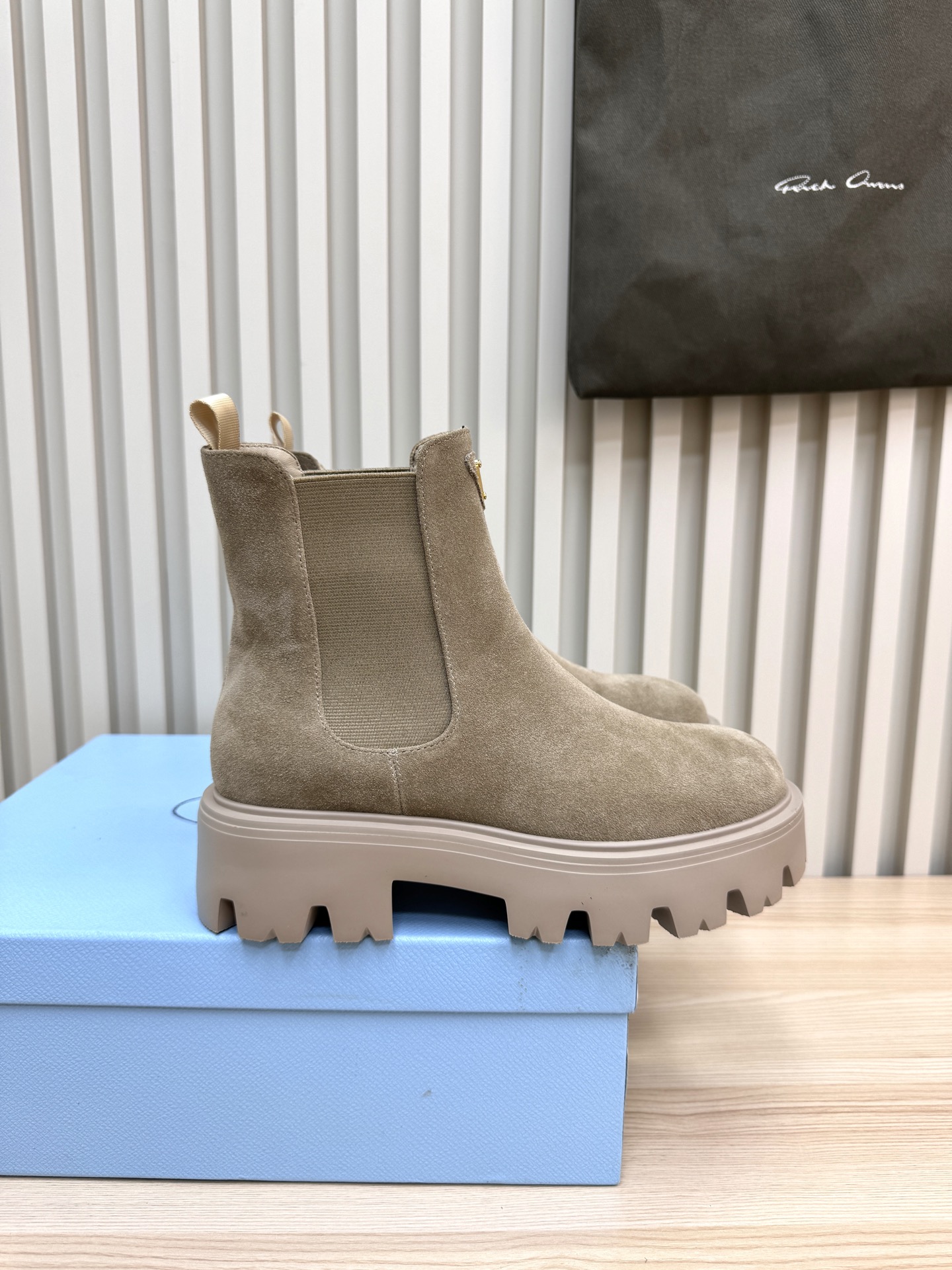 Prada Platform Ankle Boots