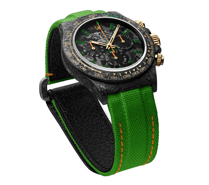 ROLEX Diw Daytona carbon all carbon lime 40mm oyster black【1:1 Replica】