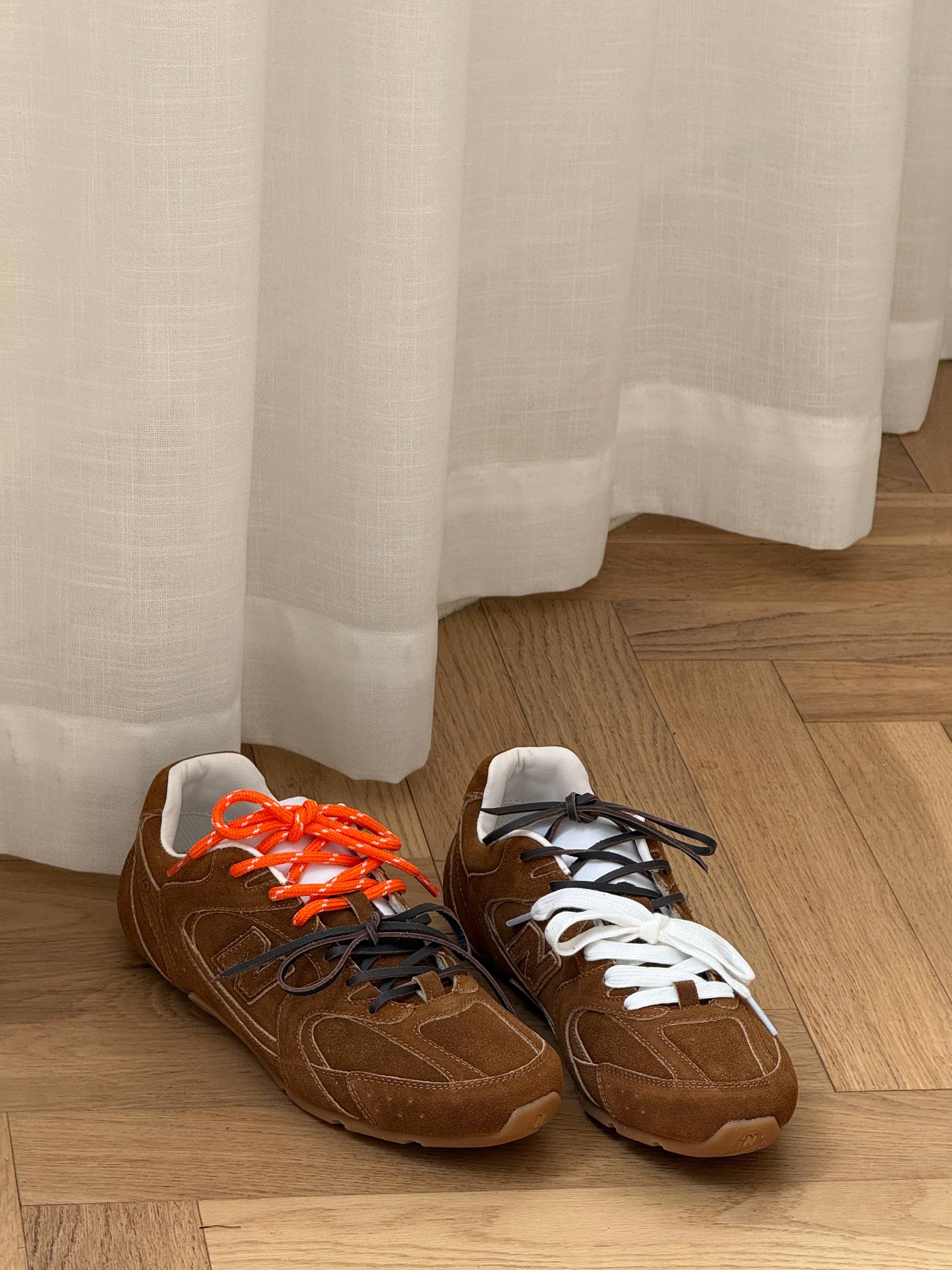 New Balance 530 brown coffee suede running shoes