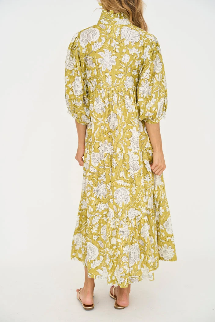 Palmetto Print Dress