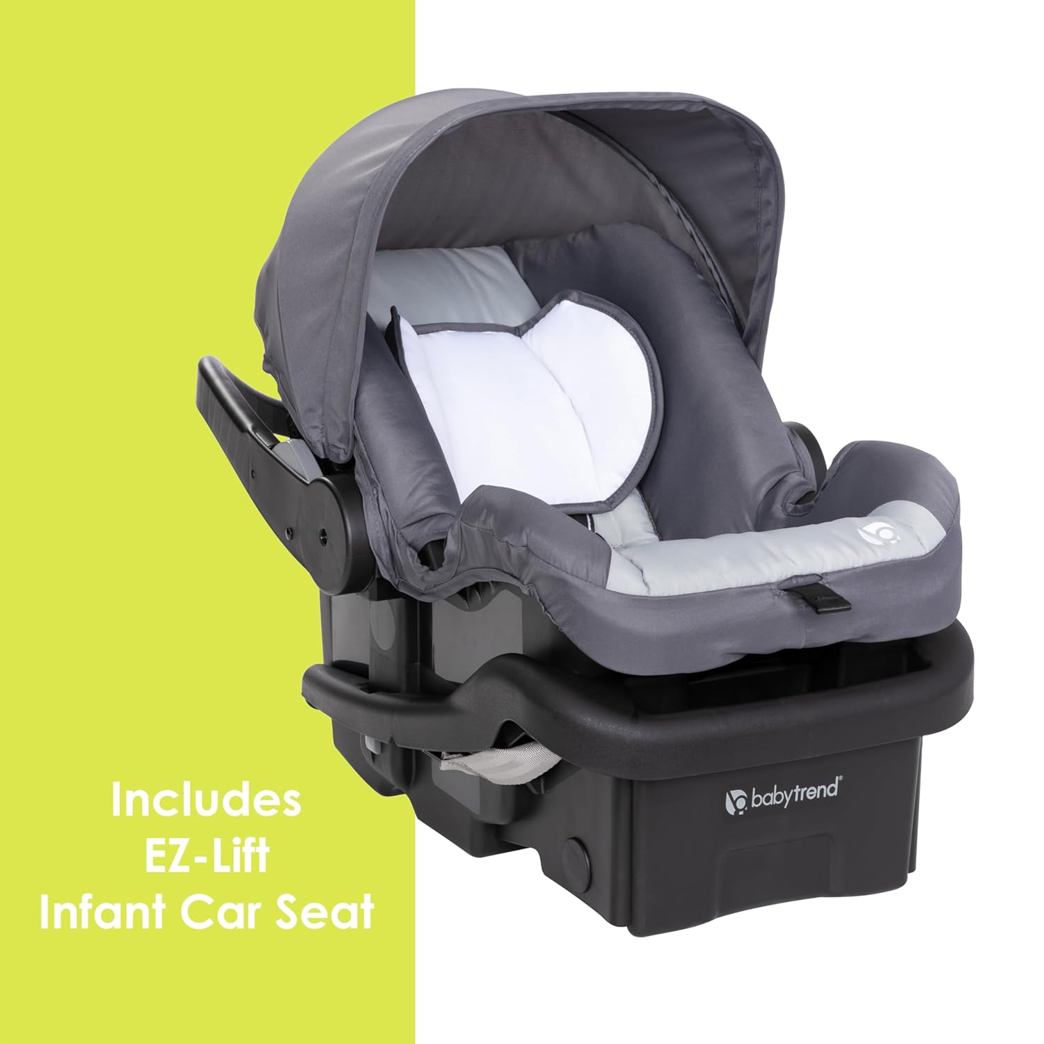 Baby Trend Venture 3-Wheel Stroller Travel System, Stellar Grey
