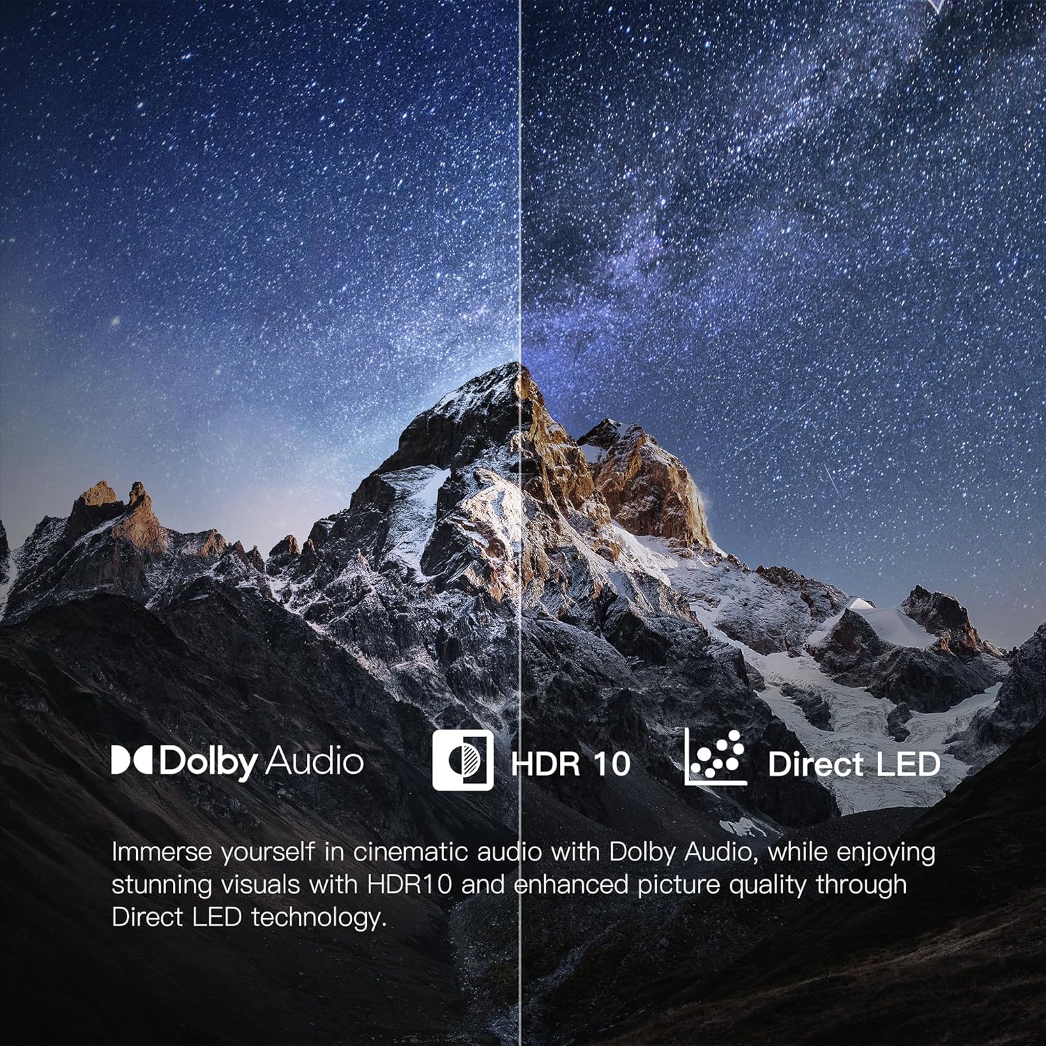 FPD 32-inch Smart TV Google TV HD 720p with Google Play and Google Cast Built-in, HDR 10, Dolby Audio, Voice Remote, Stream Live TV (Palette-Series, CG32-P3, 2024 Model)