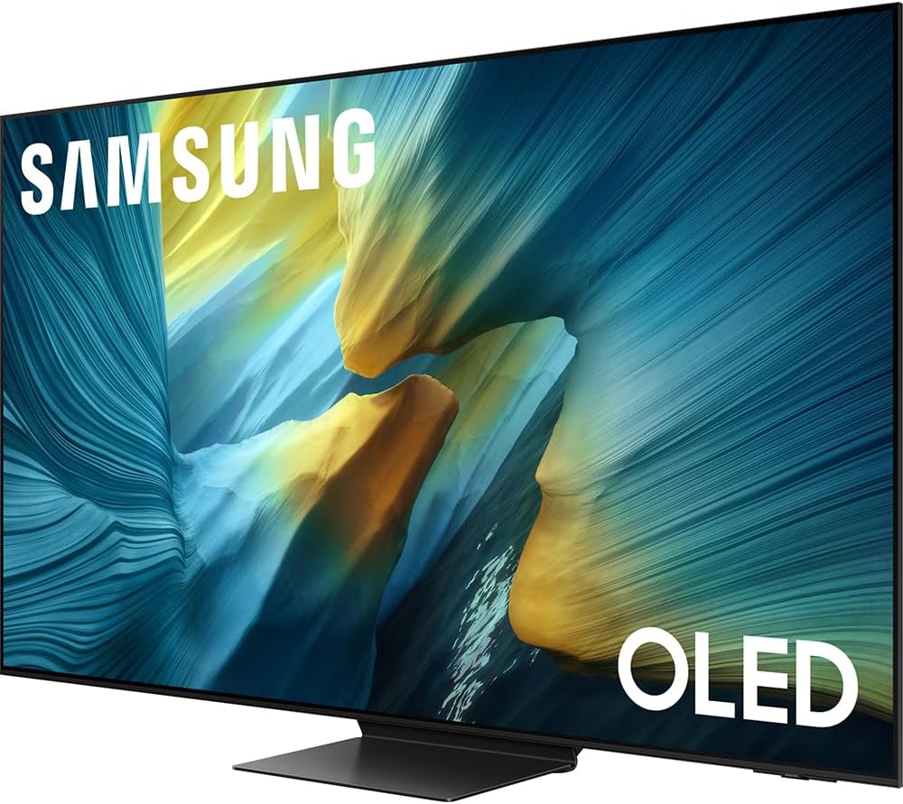 Samsung 65 inch OLED 4K S95F Smart TV (2025) Vision AI, OLED HDR Pro, Glare-Free Bundle with CPS Exclusive 1-Year Protection & Deco Gear Complete Home Theater Beginner's Guidebook