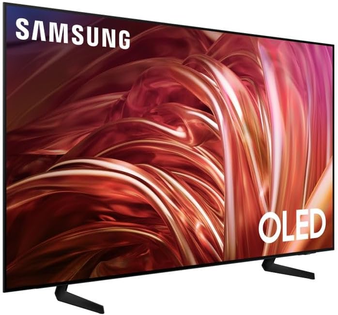 Samsung QN55S85DAEXZA 55 Inch OLED 4K Smart TV with Q-Symphony and 2 Year Amber Protection Plan (2024)