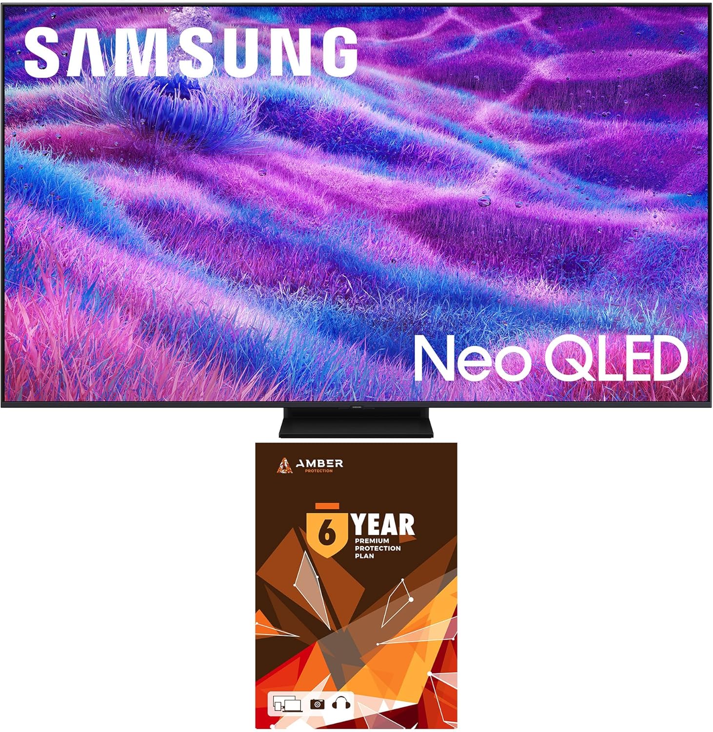 Samsung QN85QN80FAFXZA 85 Inch Neo QLED QN80F Series Supreme UHD 4K TV with 2 Year Amber Protection Plan (2025)