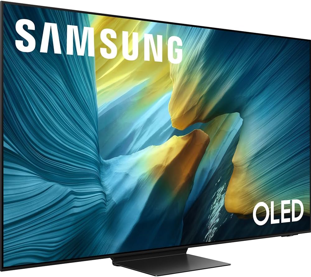 Samsung 65 inch OLED 4K S95F Smart TV (2025) Vision AI, OLED HDR Pro, Glare-Free Bundle with CPS Exclusive 1-Year Protection & Deco Gear Complete Home Theater Beginner's Guidebook
