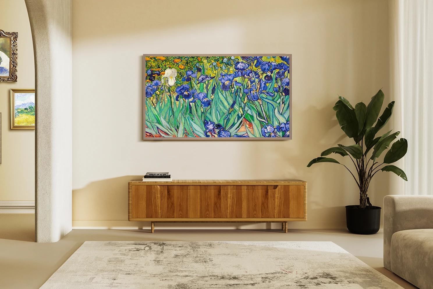 Hisense 55-Inch Class QLED 4K S7N CanvasTV Series Dolby Vision HDR Google Smart TV (55S7N) - 144Hz, Art Mode, Anti-Glare Panel, Hi-Matte Display, Frame & UltraSlim Wall Mount Included