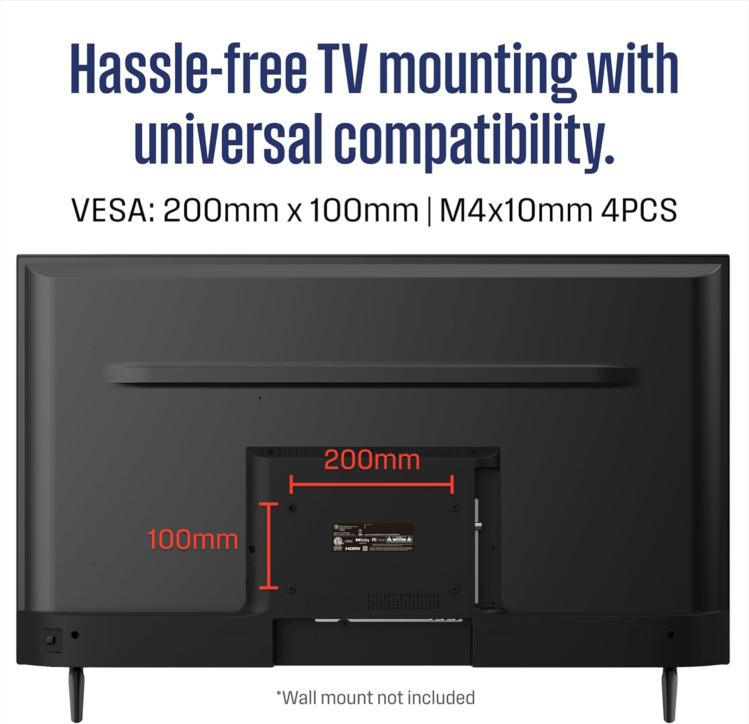 Westinghouse 40-inch Smart TV, FHD 1080P Xumo TV with Voice Remote, Flat Screen Television with Dolby Atmos, Bluetooth, Apple AirPlay, Wi-Fi & Mobile Connectivity