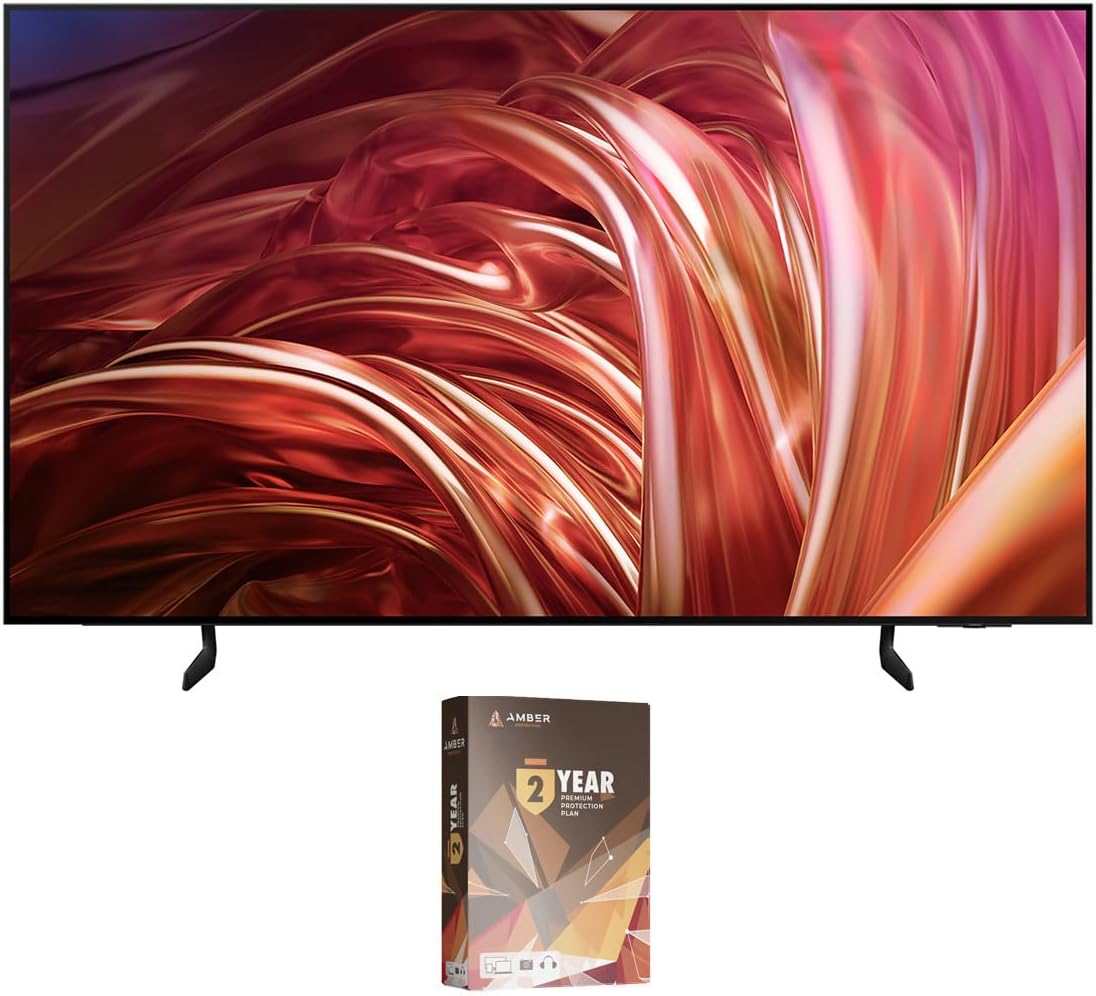 Samsung QN55S85DAEXZA 55 Inch OLED 4K Smart TV with Q-Symphony and 2 Year Amber Protection Plan (2024)