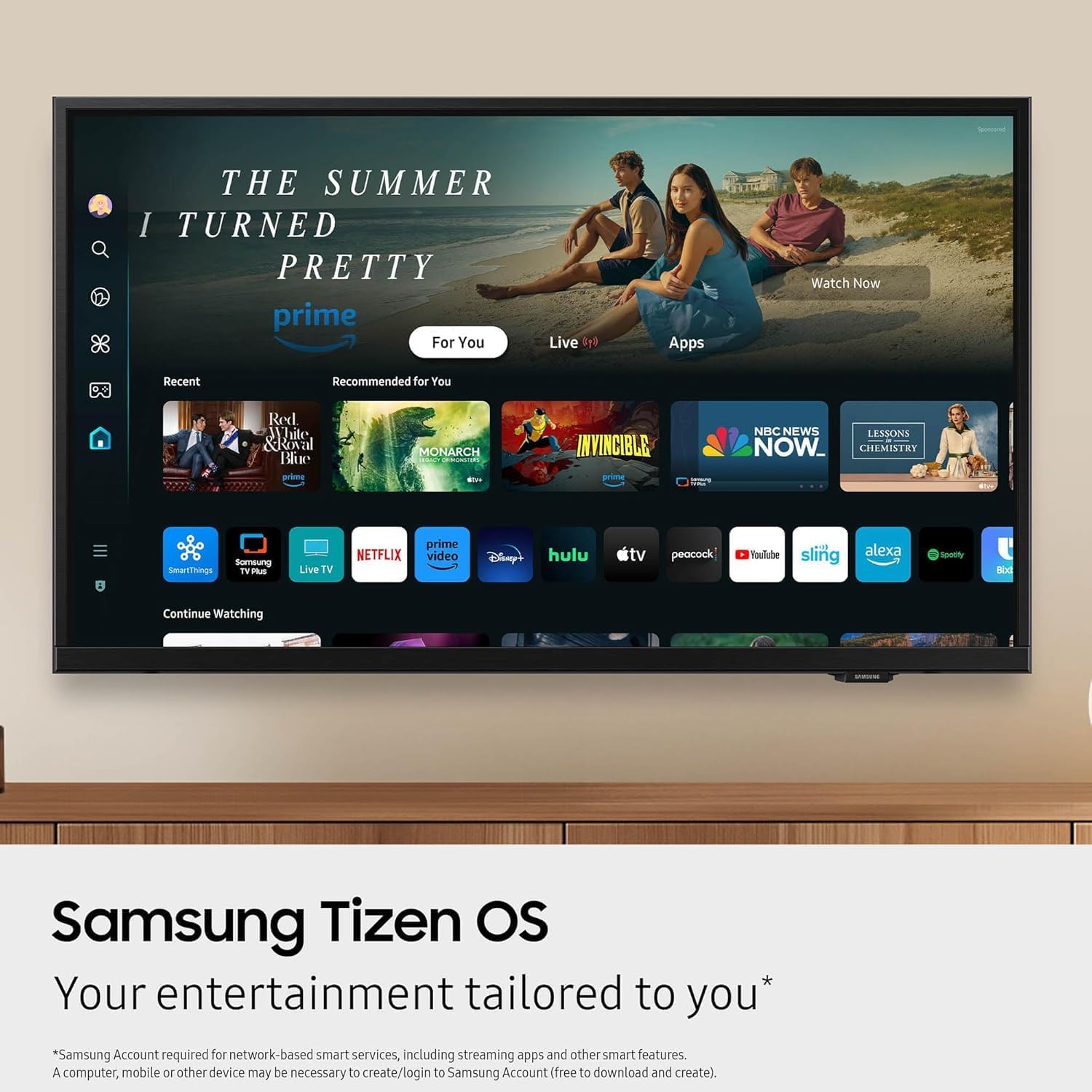 Samsung 32-Inch Smart LED TV Bundle – Full HD 1080p, HDR, Bluetooth, with 12 Month CPS Protection, AUX HDMI Cable, and Screen Cleaning