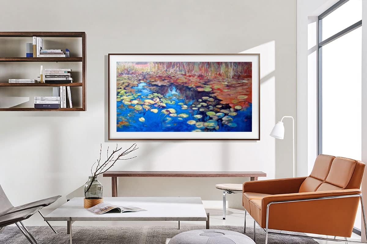 SAMSUNG 55-Inch Class QLED 4K The Frame LS03B Series, Quantum HDR, Art Mode, Anti-Reflection Matte Display, Slim Fit Wall Mount Included, Smart TV with Alexa Built-In (QN55LS03BAFXZA)