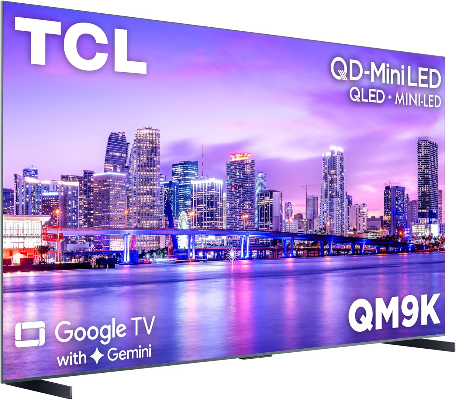 TCL 98 Inch Class QM9K Series| Mini LED QLED 4K| 98QM9K, Latest Model| 144HZ Peak Brightness & Contrast Dolby Vision| Up to LD6K Precise Dimming| AI Smart Google TV| Dolby Atmos Bang & Olufsen