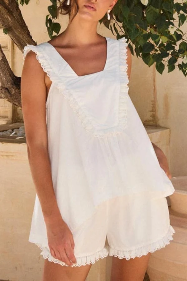 Vest and Shorts Two Piece Set