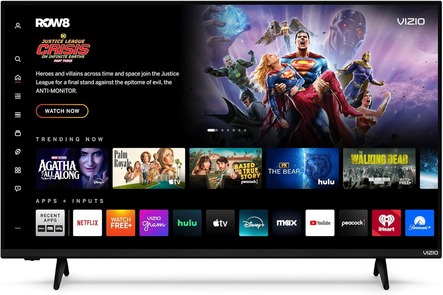 VIZIO 43-inch Quantum 4K QLED HDR Smart TV with Dolby Vision HDR, 120fps @1080p PC Gaming, WiFi 6, Bluetooth Headphone Capable, Apple AirPlay, Google Cast Built-in (VQD43M-0801, New)