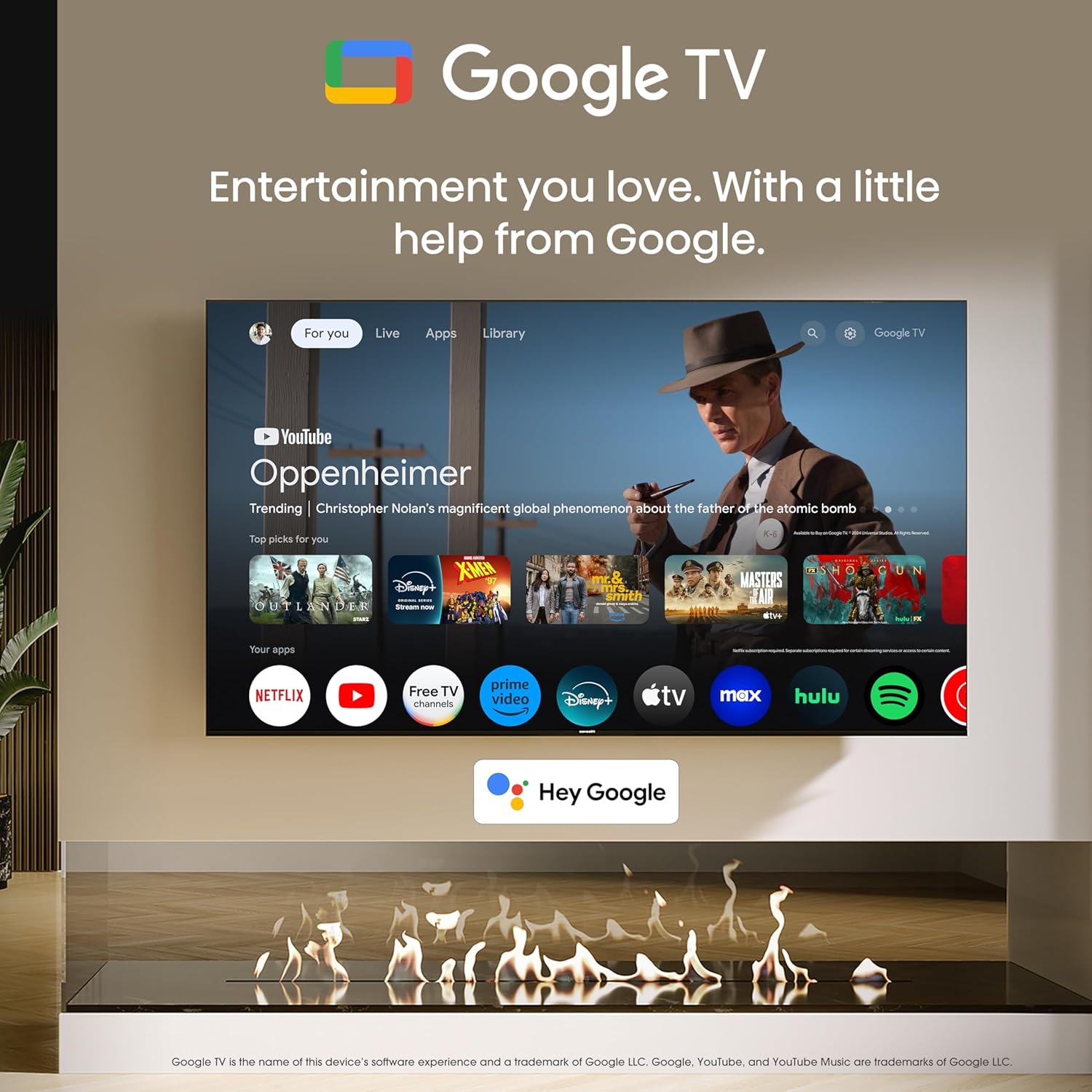 Hisense 55-Inch Class QLED 4K S7N CanvasTV Series Dolby Vision HDR Google Smart TV (55S7N) - 144Hz, Art Mode, Anti-Glare Panel, Hi-Matte Display, Frame & UltraSlim Wall Mount Included